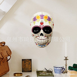 Elegante Adorno de Calavera Color Blanco Hueso, Pequeño, Hecho a Mano, Decoración de Halloween para Interiores, Regalo para Escritorio - Product Image 1