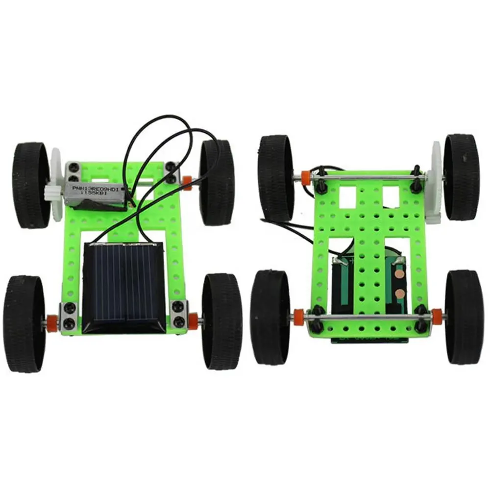 New Cheap DIY assemble solar energy powered car toy set science educational toy for kids student