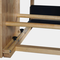 Machine d'entraînement Pilates haut de gamme en bois de chêne de couleur personnalisée, Reformer Pilates réglable avec Ladder Barrel, pour studio et usage domestique