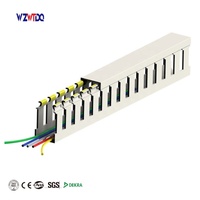 Gouttière de câbles à dents larges en PVC, ignifuge, protection pour câbles électriques forts et faibles dans la salle informatique