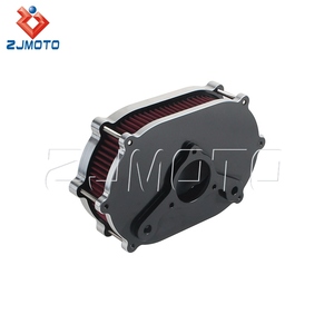 Filtro de Aire para Motocicleta Harley Road King 2008-2016 <span class=keywords><strong>Dyna</strong></span> FXDLS 2017, Diseño de Filtro Masivo, Respiradores Ocultos - Product Image 3