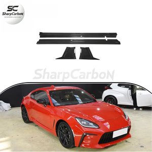 Extensiones de faldones laterales de fibra de carbono para Toyota GR86 y <span class=keywords><strong>Subaru</strong></span> BRZ Coupé <span class=keywords><strong>2022</strong></span> 2023 - Product Image 2