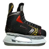 Patinete personalizado hockey de gelo oem, sapatos de patinação de gelo boa resistência fria