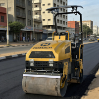 Compacteur à rouleaux compact et fiable et mini-compacteur routier - Meilleur compacteur à rouleaux pour les applications de terrassement, d'asphalte et de pavage