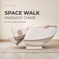 Sillón de Masaje Reclinable para el Hogar AI Space Walk 3D de Cuerpo Completo con Gravedad Cero, Rodillos Calentadores para Pies, Control por Voz Inteligente y Música