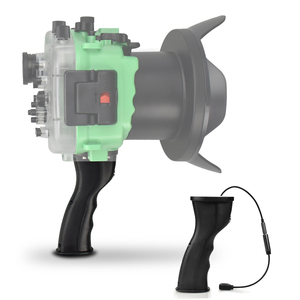 Seafrogs Điện Tử Màn Trập Grip Tay Chủ Bracket Đối Với <span class=keywords><strong>Sony</strong></span> A7 <span class=keywords><strong>A7II</strong></span> A7R III Dưới Nước Máy Ảnh Không Thấm Nước Trường Hợp Nhà Ở - Product Image 5