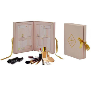 Trung Quốc Nhà Máy Hiện Đại Sang Trọng Tùy Chỉnh Loại Sách Trình Bày Advent Lịch OEM Trang Điểm Advent Lịch Vải - Product Image 2