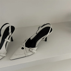 Factory New Summer Pointy High Heels for Women Stiletto Toe Sandals Girls - Product Image 5