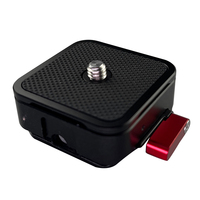 Adaptateur de montage de caméra en aluminium de plaque de dégagement rapide avec support de Gel Tr caméra plaque de montage rapide accessoire de montage de caméra Tr