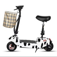 Trottinette électrique pliable 24V 8A, mini-vélo électrique Dolphin avec batterie, autonomie de 10-13 km pour le campus/le travail