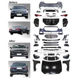 Aplicable a Benzz Clase E w212 actualización w213 AMG kit envolvente de cuerpo Modificación de montaje de Faro de parachoques delantero y trasero - Product Image 4