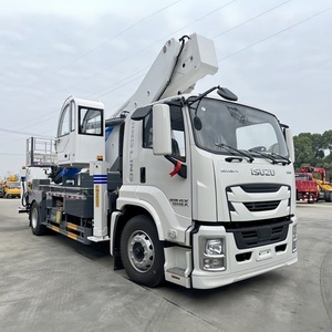 Camión con Plataforma de Trabajo Aéreo Telescópica Isuzu GIGA Blanco de 205 hp y 45 Metros de Altura en Venta - Product Image 6