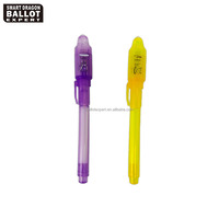 Stylo marqueur de sécurité électrique, avec lumière UV, stylo magique, détection d'encre, lumière UV