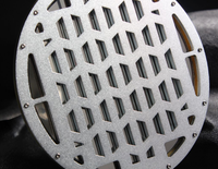Haut-parleur planaire magnétique de 97 mm, diaphragme argenté, circuit magnétique double N50, 3 mW, 7-10 ohms, unité de haut-parleur pour casque