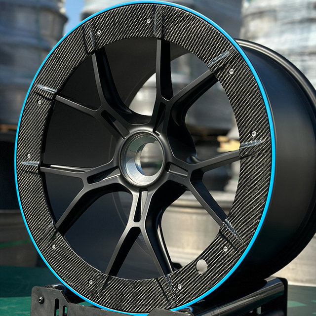 Hot Selling Forged Aluminum Alloy Car Wheel Rims Luxury 5x114.3 Deep Concave 16 18 19 20 21 22 23 24 26 Inch Carbon Fiber Wheel