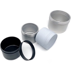 Ventana de papel de aluminio galvanizado de 4 oz, <span class=keywords><strong>Cubo</strong></span> de Rubik de <span class=keywords><strong>Metal</strong></span>, latas de velas vacías, tapas para velas de burbujas de San Valentín, flores de bálsamo labial - Product Image 1