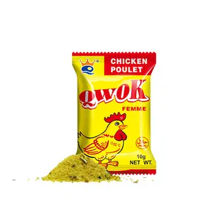 Polvo de caldo de pollo HALAL, condimento en polvo para sopa, 10G X12X50