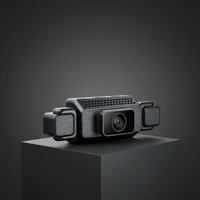 Mini caméra de tableau de bord WIFI 4 canaux 1080P 360° avec vision nocturne infrarouge, 4 objectifs, DVR de voiture, surveillance tout autour, capteur G, dashcam