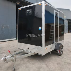 Baño Móvil Público de Plástico de Dos Habitaciones con Nuevo Diseño 2025, Remolque de Baños Portátiles - Product Image 1