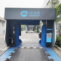 Machine de lavage de voiture robotisée automatique, vente chaude en Afrique, garantie de 3 ans, prix bas, équipement de rouleaux, nouveauté pour les laveries de voitures à eau froide
