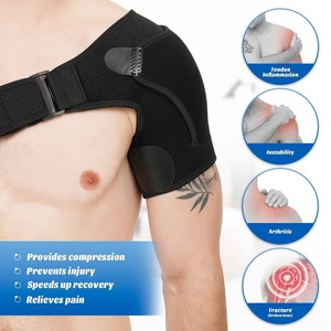 Manchon de compression en néoprène respirant réglable Protection de l'épaule gauche droite Attelle de soutien pour le soulagement de la douleur Manchette des rotateurs