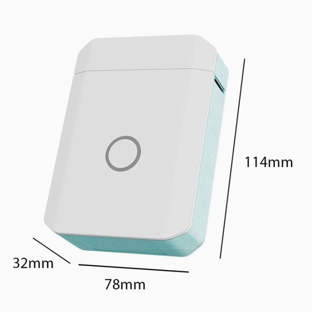 Mini Portable for Thermal Label Printer Inkless Handheld Device for Home Office Barcode Address Shipping Label Printing