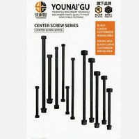 Perno para Camión Minero y Semirremolque Autodescargable M10x120mm Clase 10.9/12.9, Cabeza Hexagonal con Brida, Rosca UNF, Acero Aleado/Carbono, Negro