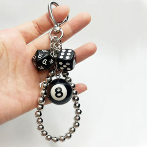 ใหม่กระเป๋าอะคริลิคที่ทันสมัยทนทานอุปกรณ์เสริมกระเป๋าจี้ลูกเต๋าขนาด8บิลเลียดเสน่ห์ปรับแต่งส่วนบุคคล - Product Image 3