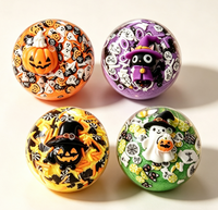 Jouet Squishy Citrouille d'Halloween Parfum Vaseline à Remontée Lente, Anti-Stress, Balle Sensorielle de Décompression pour Enfants et Adultes