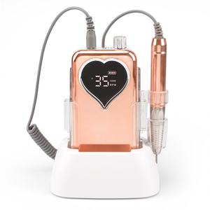 Perceuse à ongles portable <span class=keywords><strong>prix</strong></span> d'usine fourniture d'ongles pour Logo de Salon professionnel <span class=keywords><strong>ponceuse</strong></span> e-file rechargeable personnalisée 35000 tr/min - Product Image 1