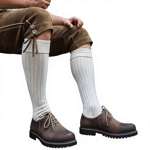 Zapatos Bávaros para Hombre Leather Spot LS-12000 Oktoberfest, Parte Superior de Cuero de Ante, Plantilla Interior, Cordones, Suela de Goma, Aptos para Todas las Estaciones - Product Image 1