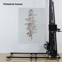 TPP1000 Teknologi Cerdas Generasi Berikutnya Printer Dinding 3D UV Ink untuk Luar dan Dalam Ruangan Mesin Pencetak Mural Vertikal