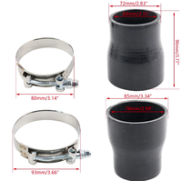 Kit d'admission de tuyau de turbocompresseur en aluminium de haute qualité AOSU pour N55 M135i M235i 2012-2016 – Amélioration des performances