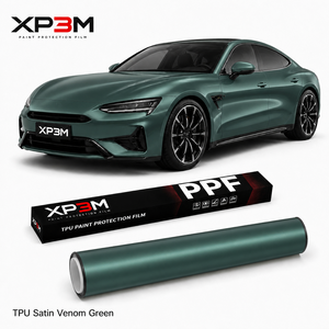 Vinilo para Envoltura de Autos XP3M Satin Venom Green Mate, TPU, 7.5 Mil, Autoregenerable, Antiarañazos, Antiamarilleo, Rollo de 1.52x15m - Product Image 1