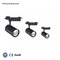 Système de rails IP65, projecteurs pour patio, éclairage mural COB couleur pour hôtel, spot LED encastré réglable, rail magnétique pour éclairage de plafond