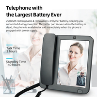 Meilleure vente Téléphone fixe sans fil 4G LTE Android 10 avec VoLTE, WIFI, BT et WIFI HOTSPOT Smartphone