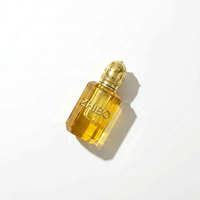 Flacon d'essence en verre cristal de luxe 12 ml, rechargeable, avec bouchon à vis, emballage cosmétique
