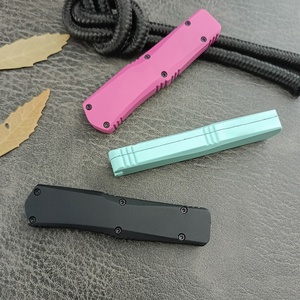 มินิ A07 โลหะผสมสังกะสีกลางแจ้งอเนกประสงค์ DIY มีดพกพา 440C ใบมีดเหล็ก 1.85 นิ้วแบบพกพา EDC ทุกวันการเอาชีวิตรอดการป้องกันตัวเอง - Product Image 4