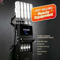 Machine faciale professionnelle V9 à succès : Lifting bipolaire, activation du collagène, raffermissement cutané – Équipement de salon