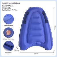 Wunderbares tragbares aufblasbares PVC-Surfbrett, leichtes Schwimmbrett mit Handgriffen für Kinder, anfängerfreundlich für Strand und Pool