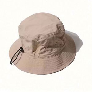 Wholesale Summer Outdoor Waterproof Uv protection Sun <b>Hat</b> Fishing Bucket <b>Hats</b> With Drawstring - Product Image 3