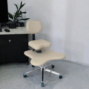 Taburete Ergonómico Tipo Monkey con Asiento Ajustable y Plataforma Elevadora Acolchada Moderna - Para Oficina en Casa y Uso en Oficina, Silla para Arrodillarse/Ponerse en Cuclillas - Product Image 3