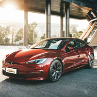 Kit de carrosserie en fibre de carbone sèche pour calandre avant adaptée à la Tesla Model S