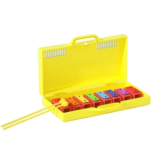 Xylophone en aluminium arc-en-ciel à 8 tons, jouet éducatif musical pour la petite enfance, avec boîte de rangement, vente en gros - Product Image 1