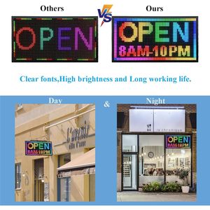 Pantalla LED P10 para exteriores, resistente al agua, letrero comercial para entrada de tienda, indicador luminoso, control por Wifi, texto desplazable, alto brillo, SMD - Product Image 4