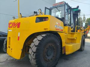 Used TCM FD250 Diesel <b>Forklift</b>, Original Japan 25 Ton Counterbalance Lift Truck For Port & Steel Factory Heavy Cargo Handling - Product Image 1