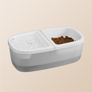 Comedero automático para mascotas dos en uno, cuenco para perros y gatos de acero y plástico para uso familiar transfronterizo directo de fábrica para <span class=keywords><strong>trabajo</strong></span> de <span class=keywords><strong>ONG</strong></span> - Product Image 6