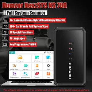 Humzor NexzSYS NS706 <span class=keywords><strong>Scanner</strong></span> <span class=keywords><strong>OBD2</strong></span> complet, outils de diagnostic automobile OBD 2, 17 services de réinitialisation, programmeur de clés ECU pour véhicules à énergie nouvelle - Product Image 2