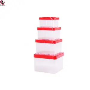 Stackable Empty Building Block food Storage Containers 4pcs