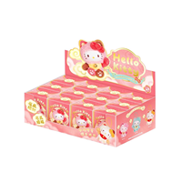 Venta al por mayor: Los más populares, originales, 12 piezas/set, Sanrio Hello Meow Blessings Mini Series, llaveros de caja sorpresa, juguetes.